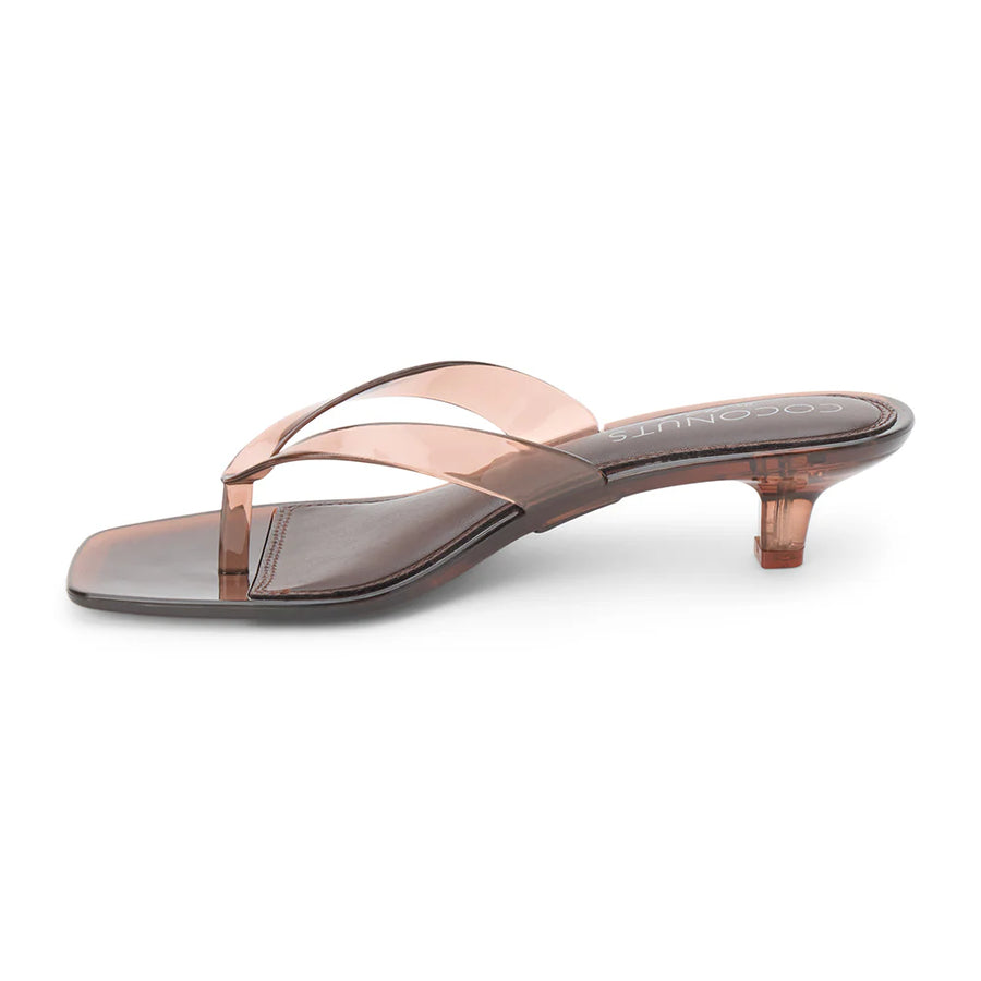 Matisse Margo Jelly Heeled Sandal in Brown
