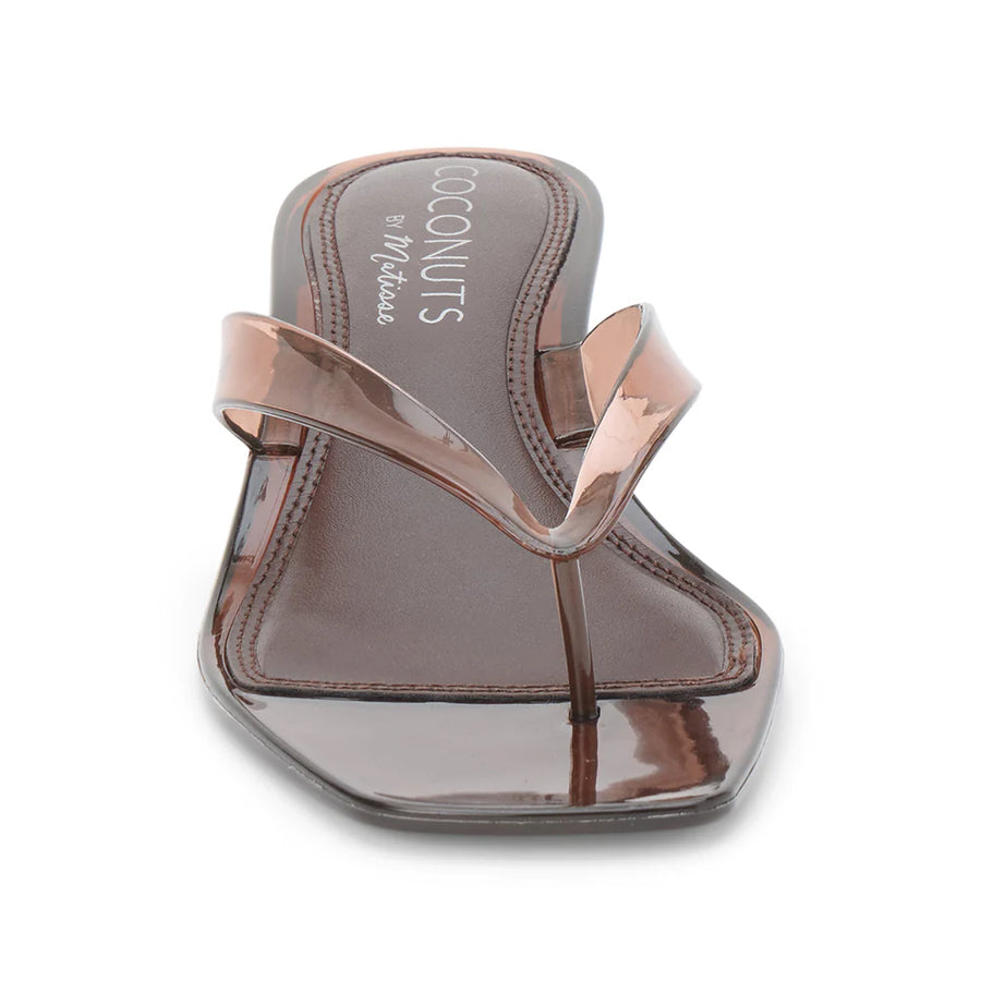 Matisse Margo Jelly Heeled Sandal in Brown