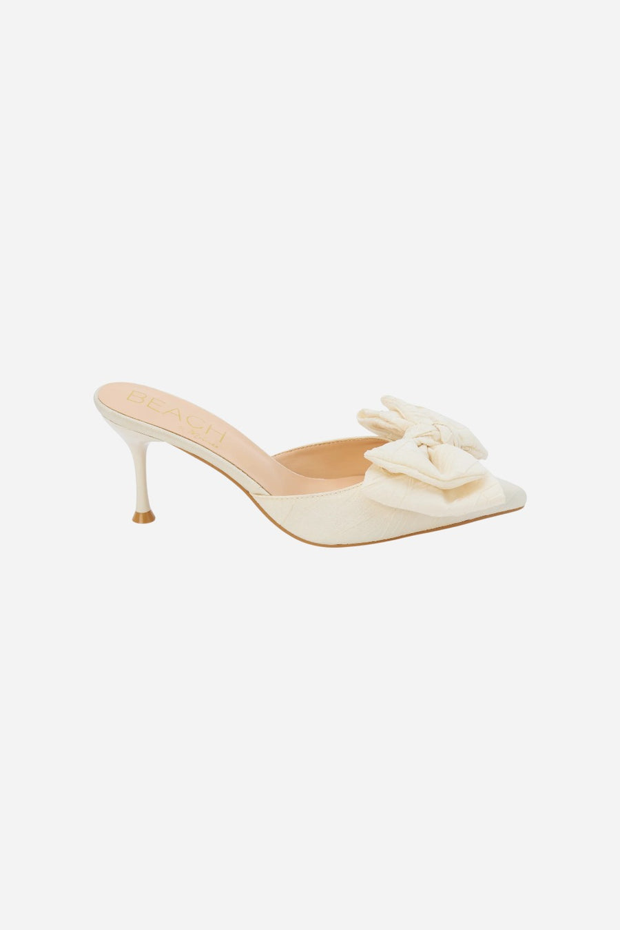 Matisse Goldie Heeled Mule in Cream