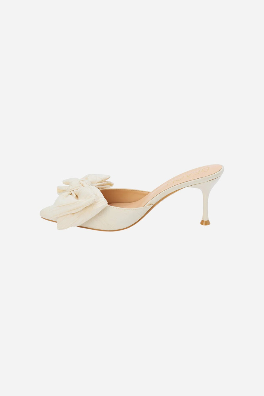 Matisse Goldie Heeled Mule in Cream