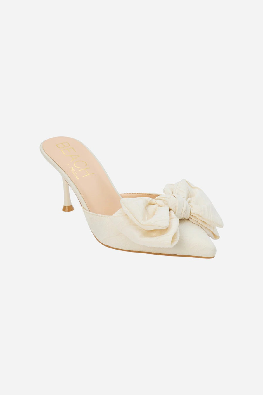 Matisse Goldie Heeled Mule in Cream