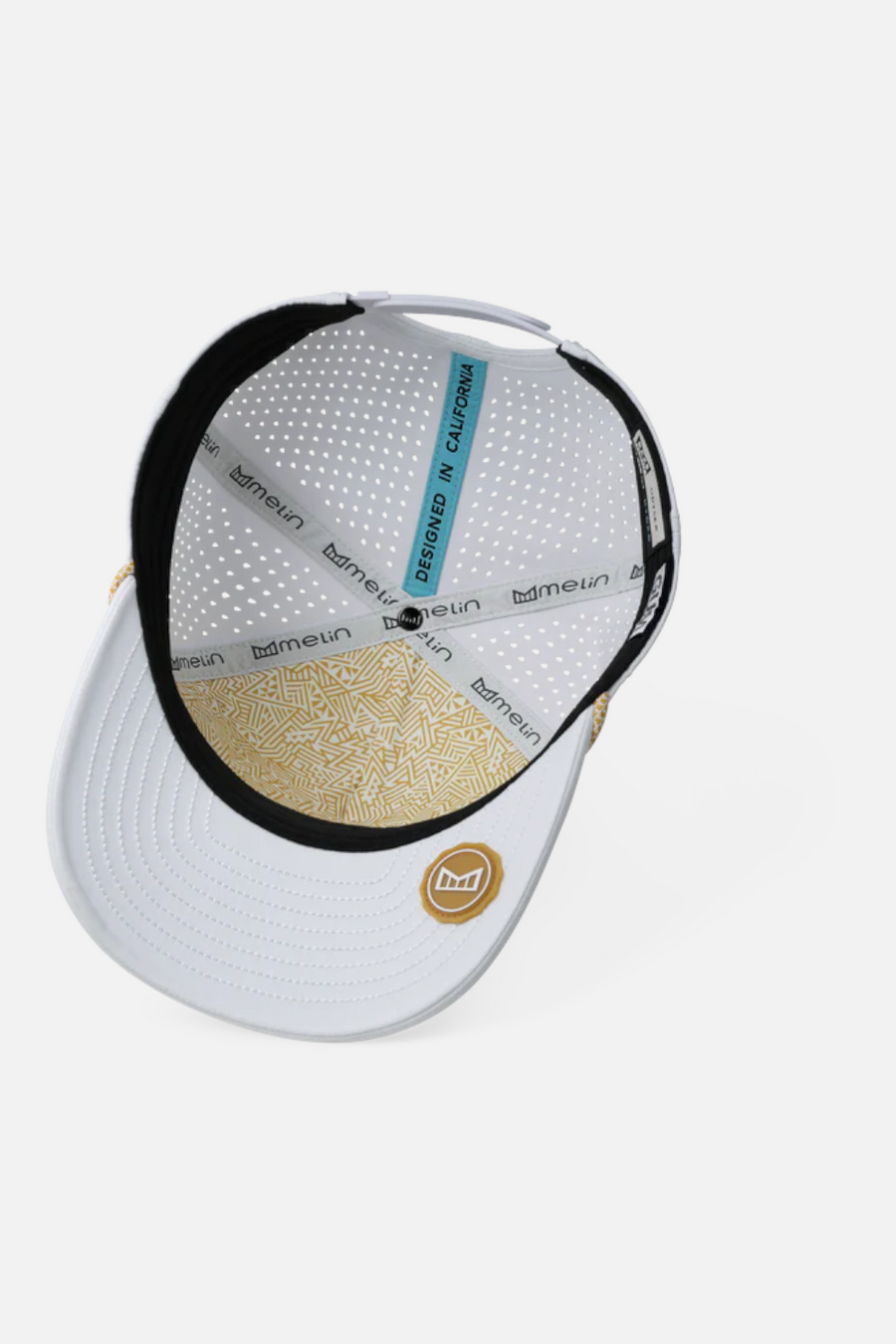 Melin Hydro Odysea Rope Cap in White and Gum