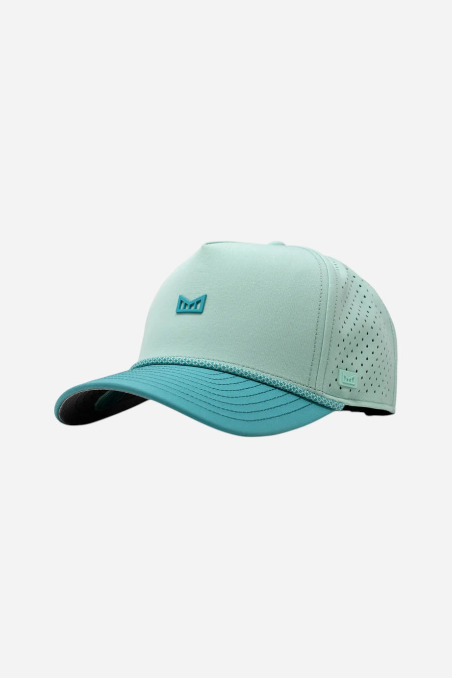 Melin Odysea Rope Bulls Icon Hydro Snapback Hat in Minty/Dark Mint
