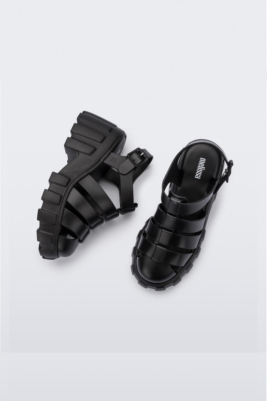 Melissa Megan Sandals in Black