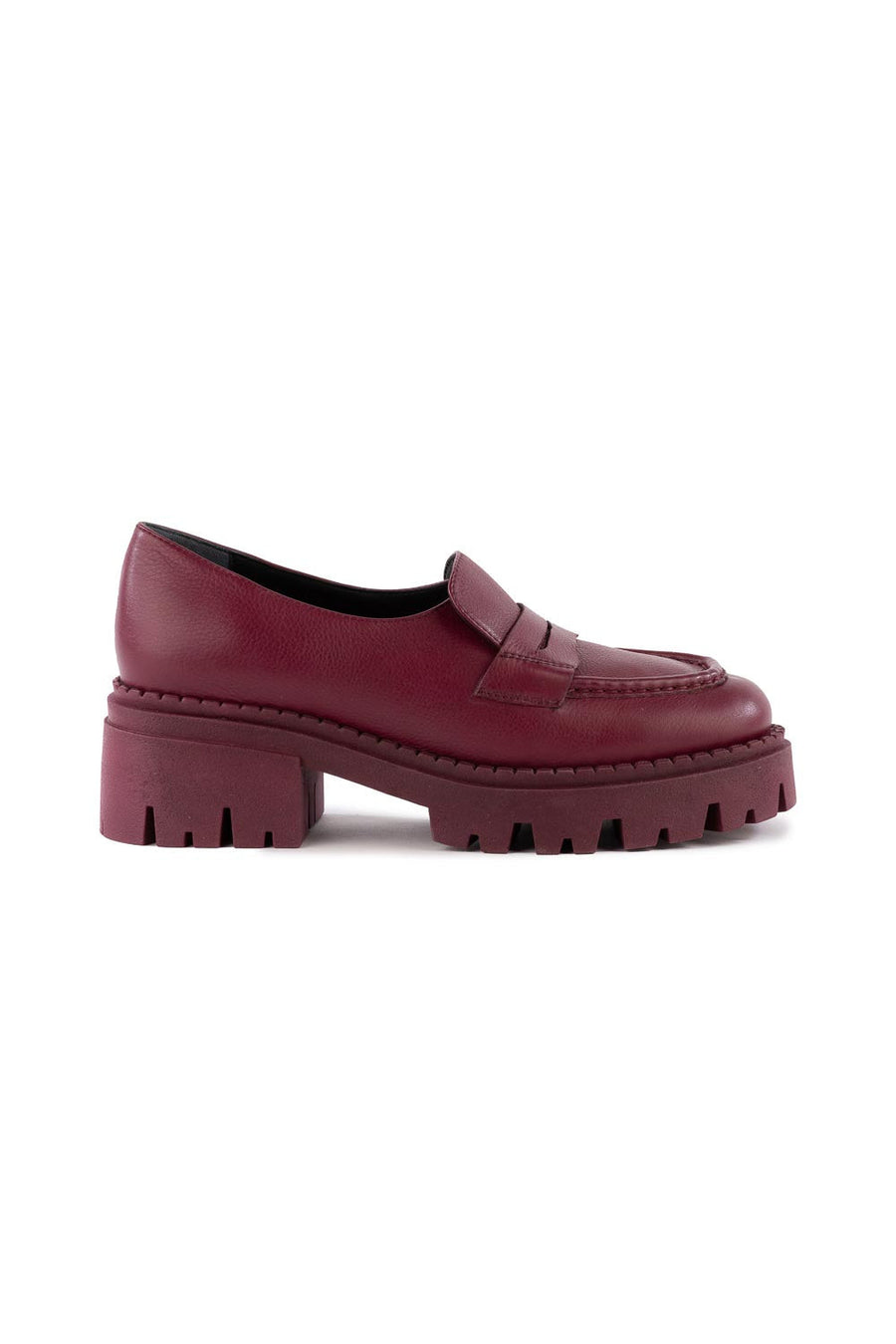 Seychelles Meridian Loafer in Wine Leather