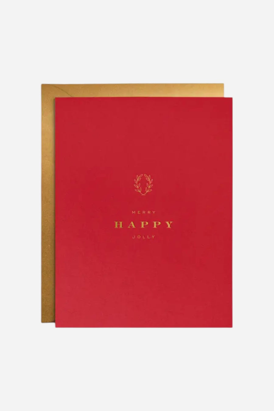 Merry Happy Jolly Greeting Card