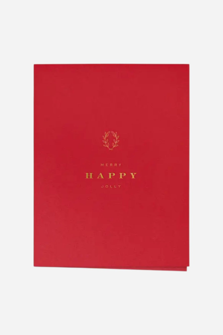 Merry Happy Jolly Greeting Card