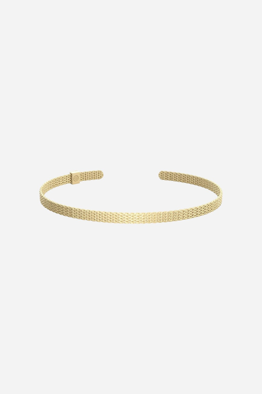 Metal Alchemist Woven Armor Cuff - Gold 4 MM