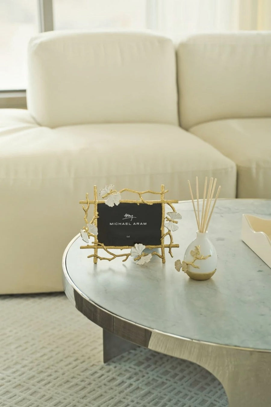 Michael Aram Butterfly Ginkgo Gold Scented Reed Diffuser