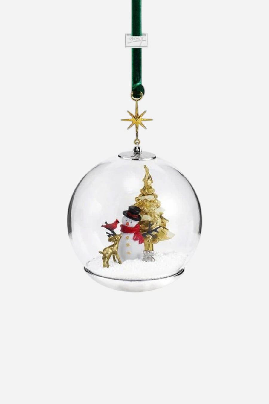 Michael Aram Snowman and Forest Friends Snow Globe Ornament