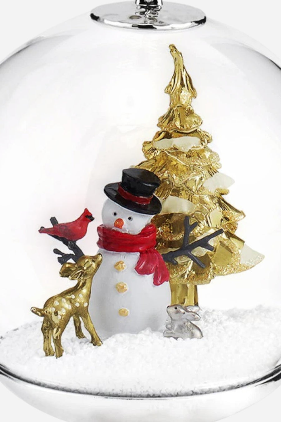 Michael Aram Snowman and Forest Friends Snow Globe Ornament