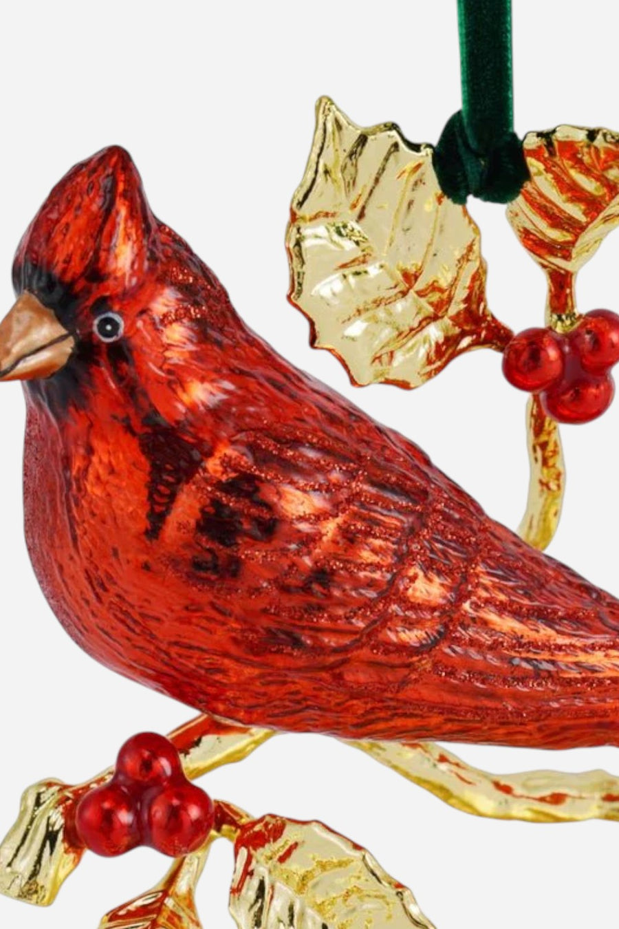 Michael Aram Cardinal Glass Ornament