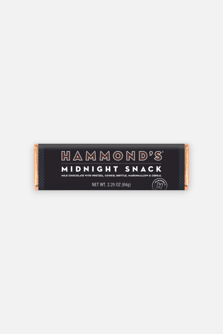 Hammond Candies Midnight Snack Milk Chocolate Bar