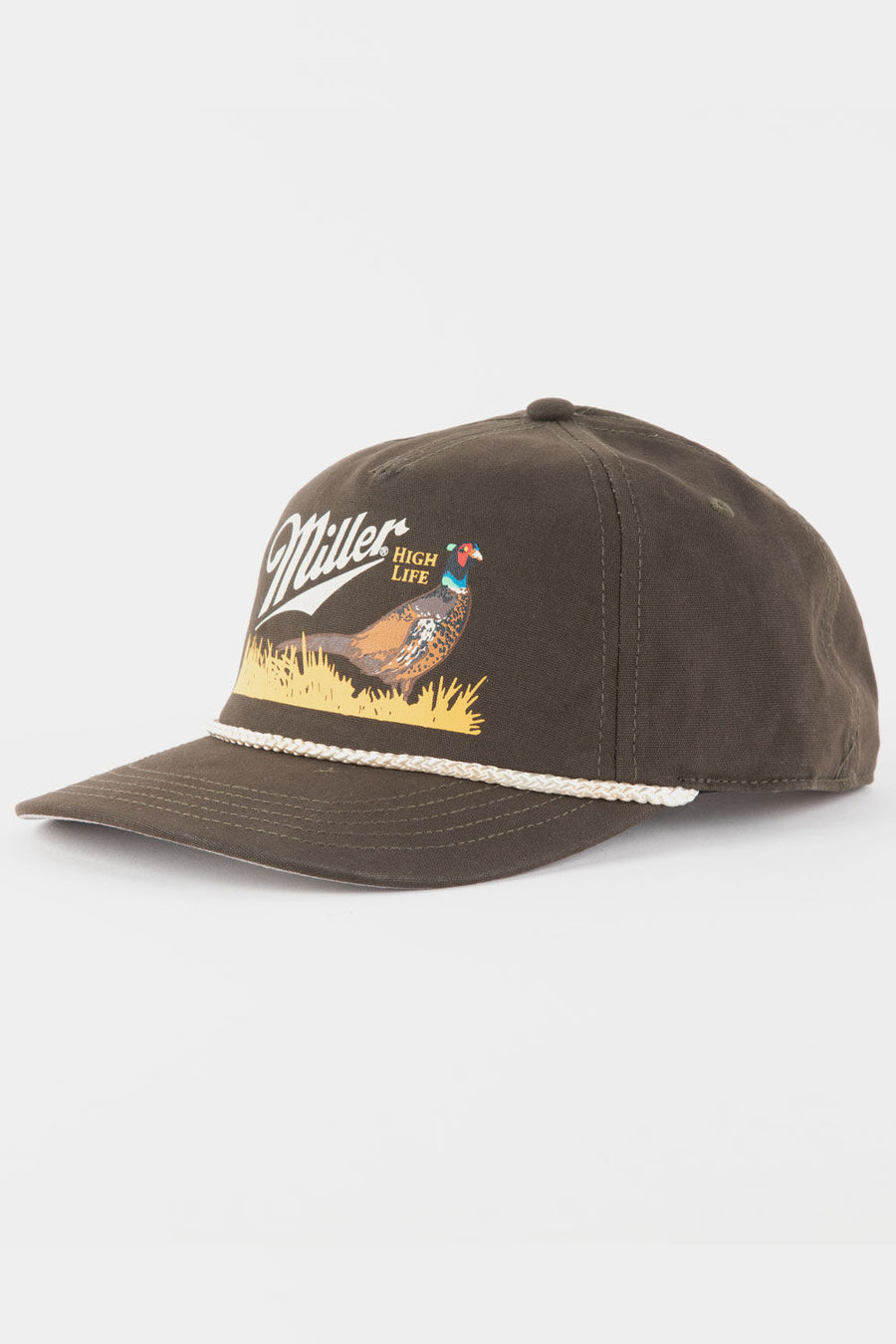 American Needle Miller High Life Canvas Cappy in Army