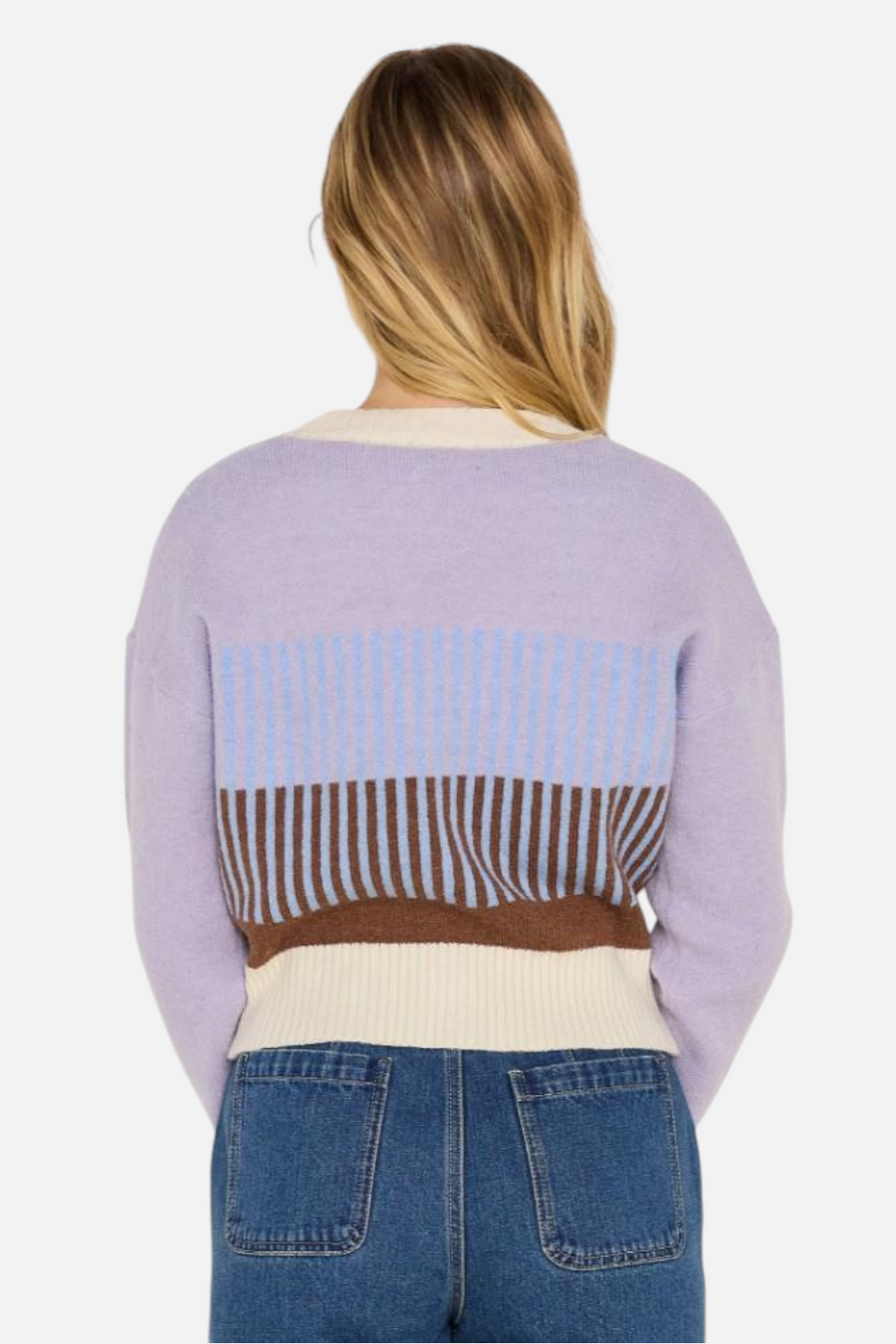 MinkPink Linden Cardi in Multi Stripe