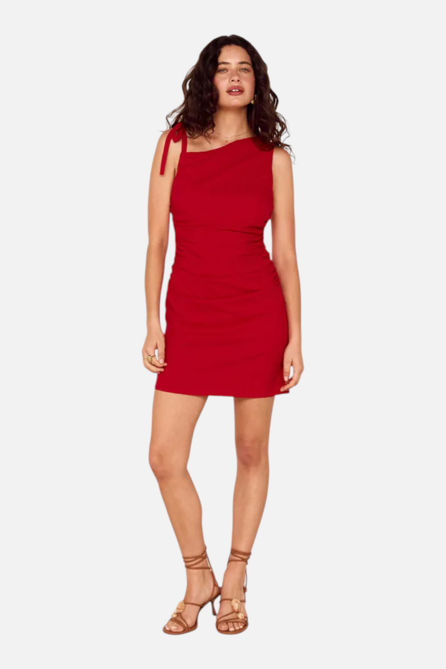 Mink Pink Rhodes Mini Dress in Red
