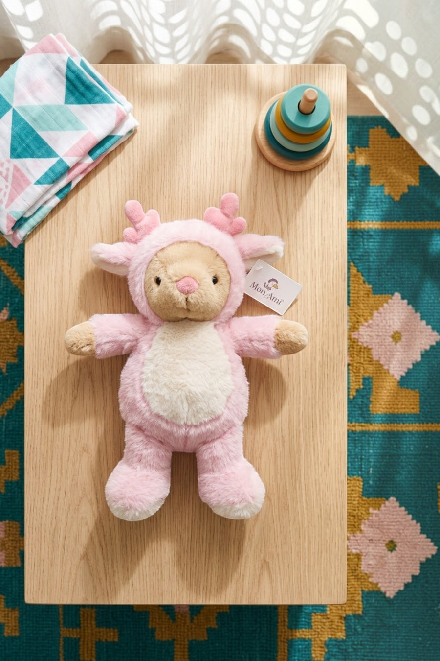Mon Ami Reindeer Bear Plush Toy