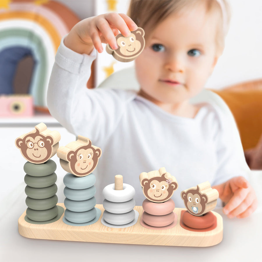 Speedy Monkey Monkey Family Stacker