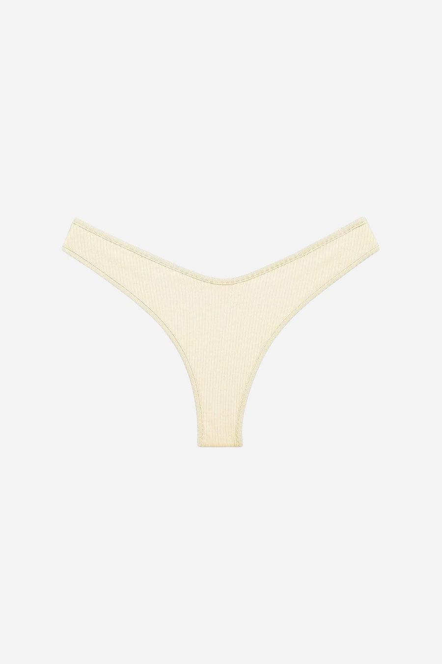 Montce Cream Rib Lulu Bikini Bottom