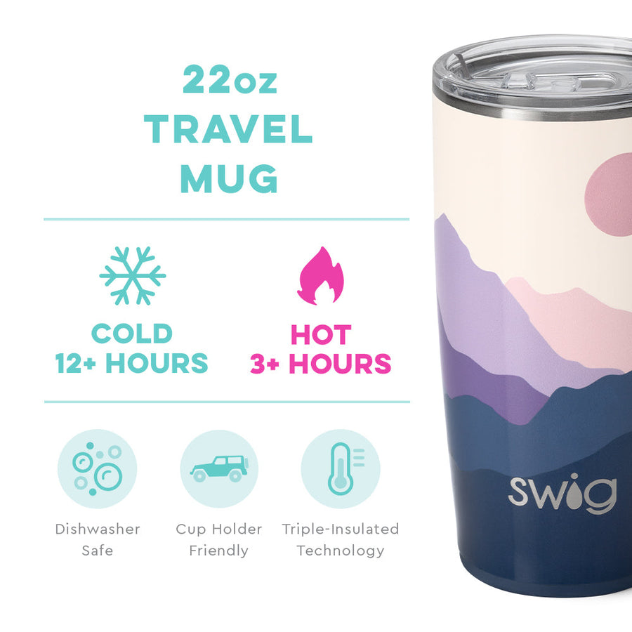 Swig Moon Shine Travel Mug, 22 Oz