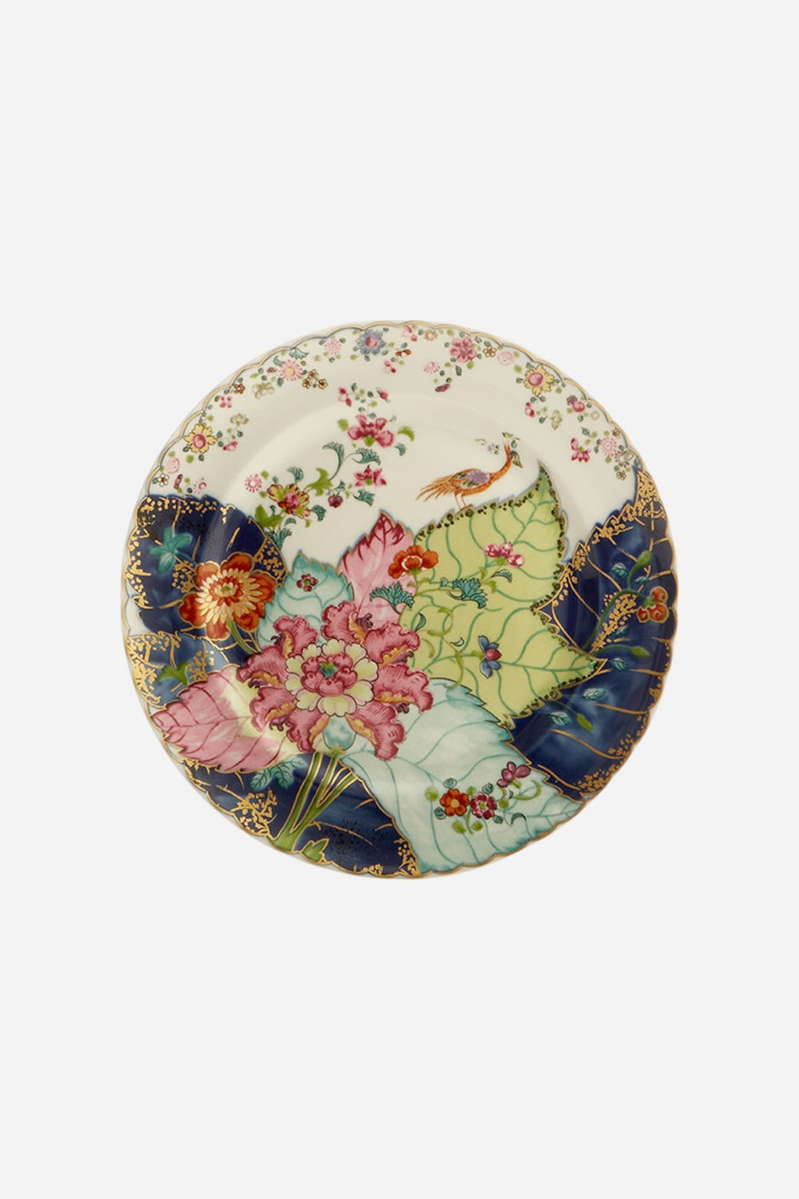 Mottahedeh Tobacco Leaf Dessert Plate