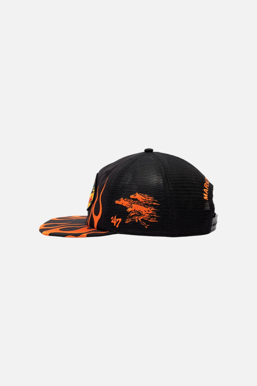 Market Men's Inferno Richard Petty Captain Snapback Cap in Black