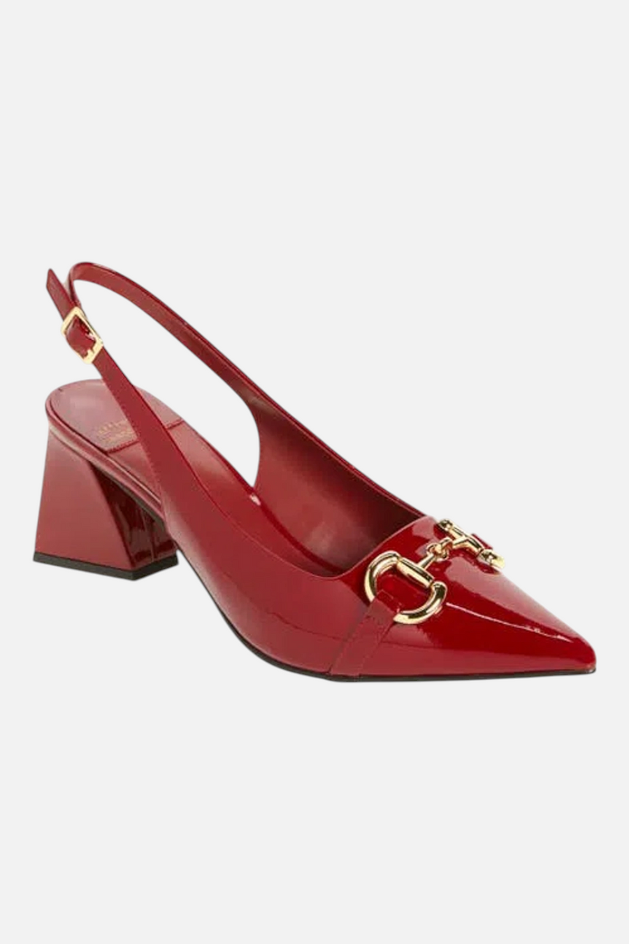 Jeffrey Campbell Nakita Slingback Pump in Cherry Red