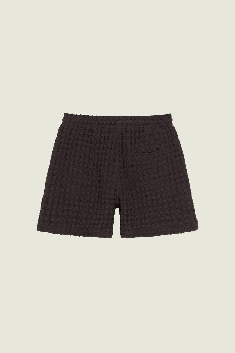 OAS Nearly Black Porto Waffle Short