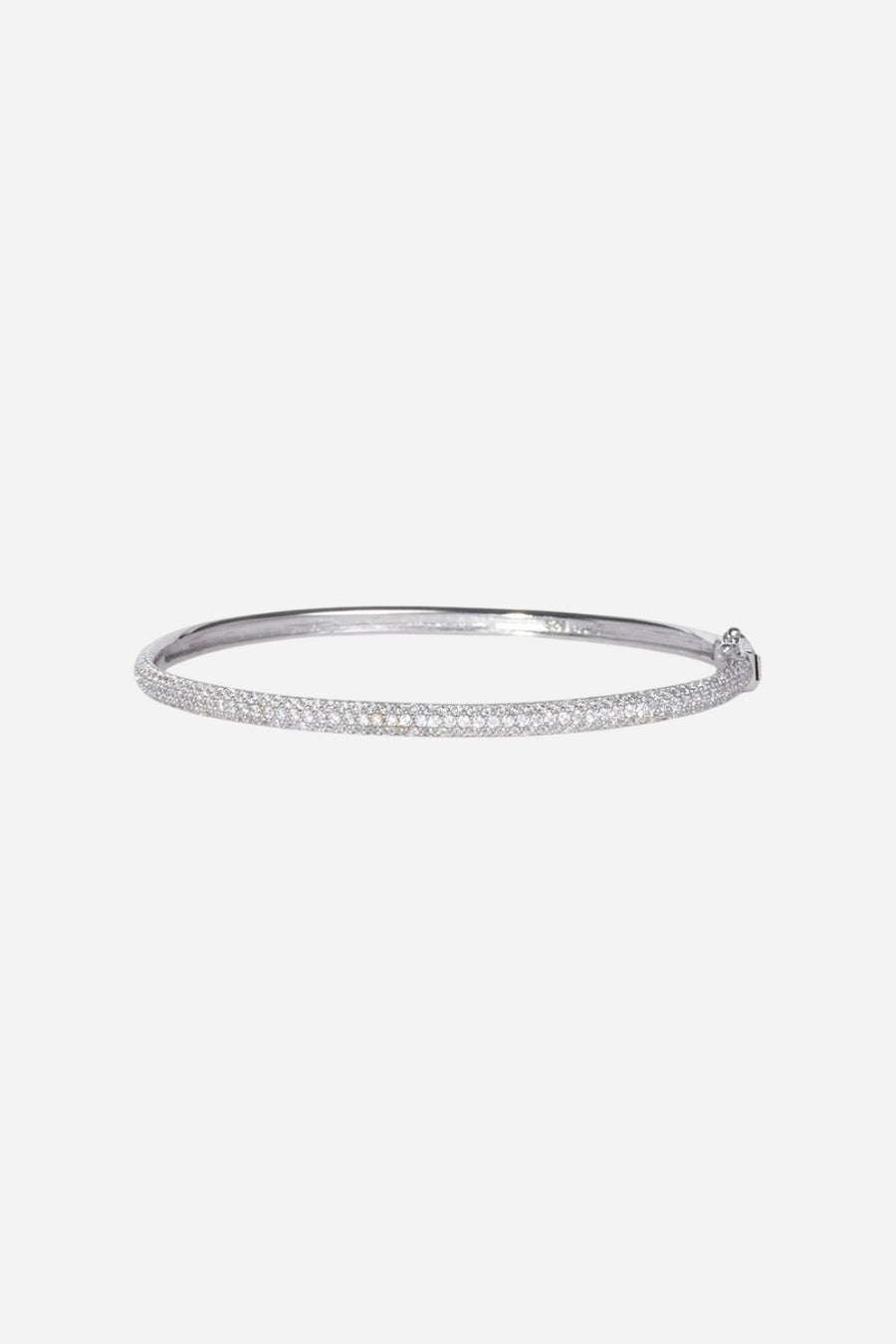 Nickho Rey Malibu Bangle in White Rhodium