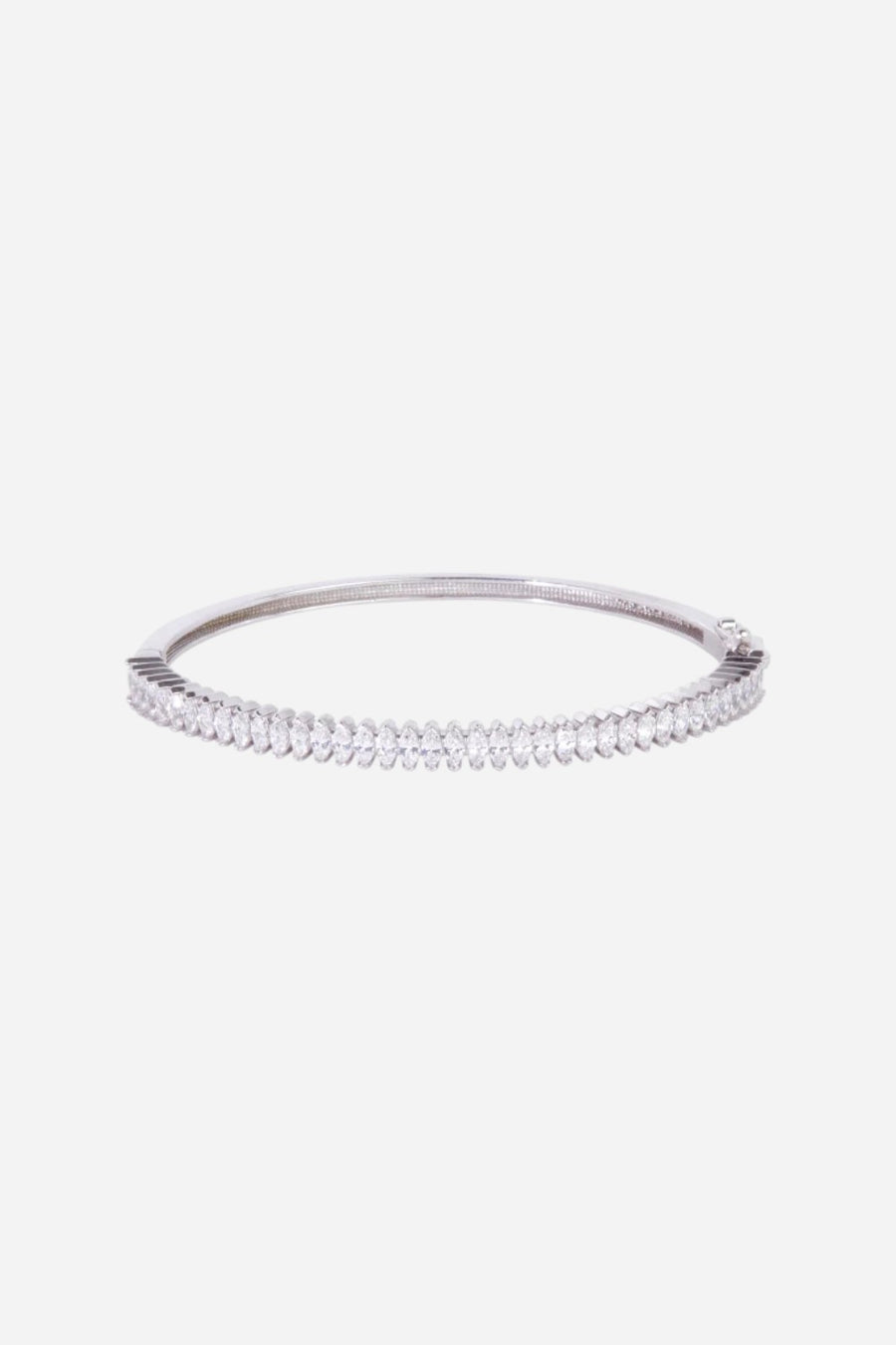 Nickho Rey Marquise Bracelet in White Rhodium
