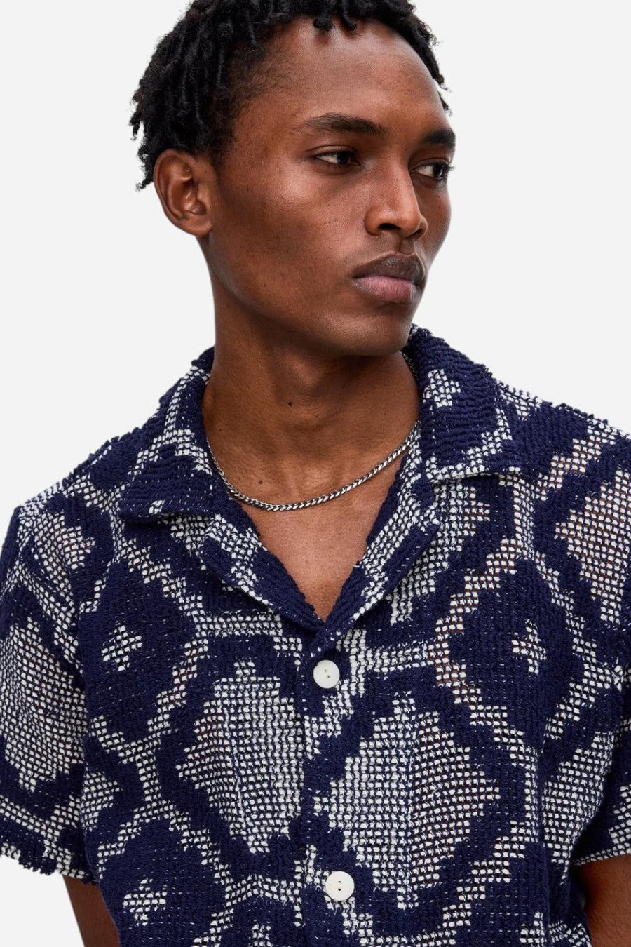 OAS Trastevere Cuba Crochet Shirt