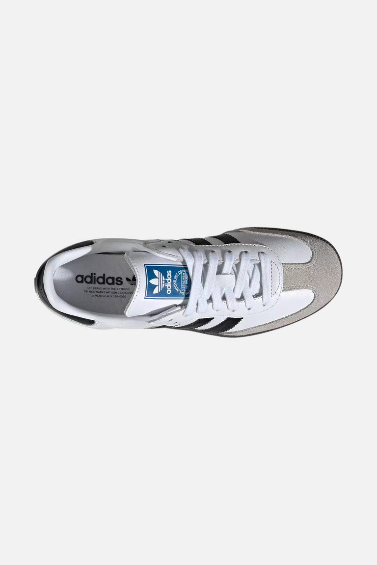Adidas Samba OG Sneakers in White/Black CHROME Adidas Samba OG Sneakers in White/Black CHROME