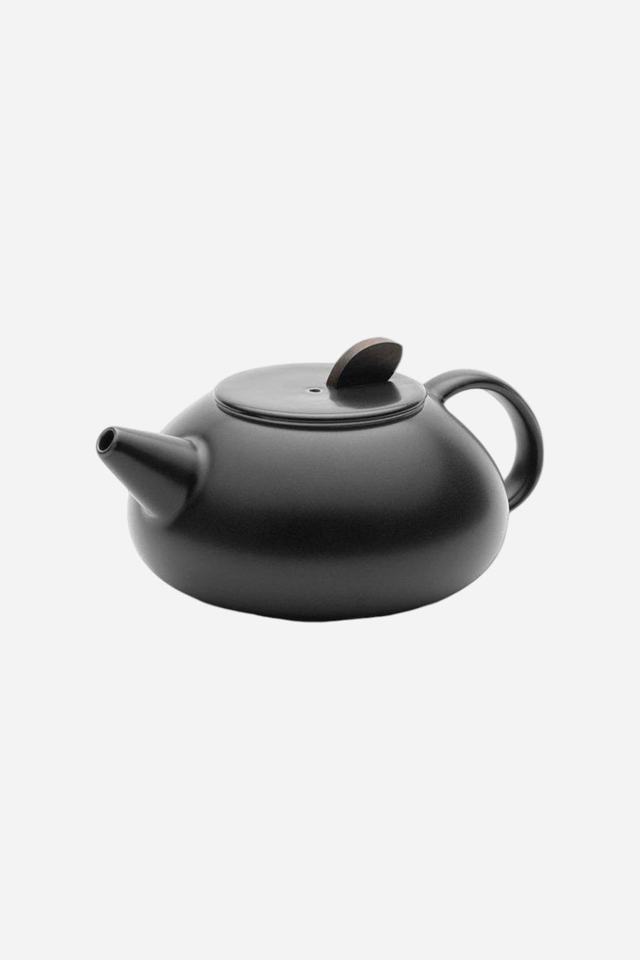 OHOM Leiph Self Heating Teapot & Charging Pad Set in Inkstone Black