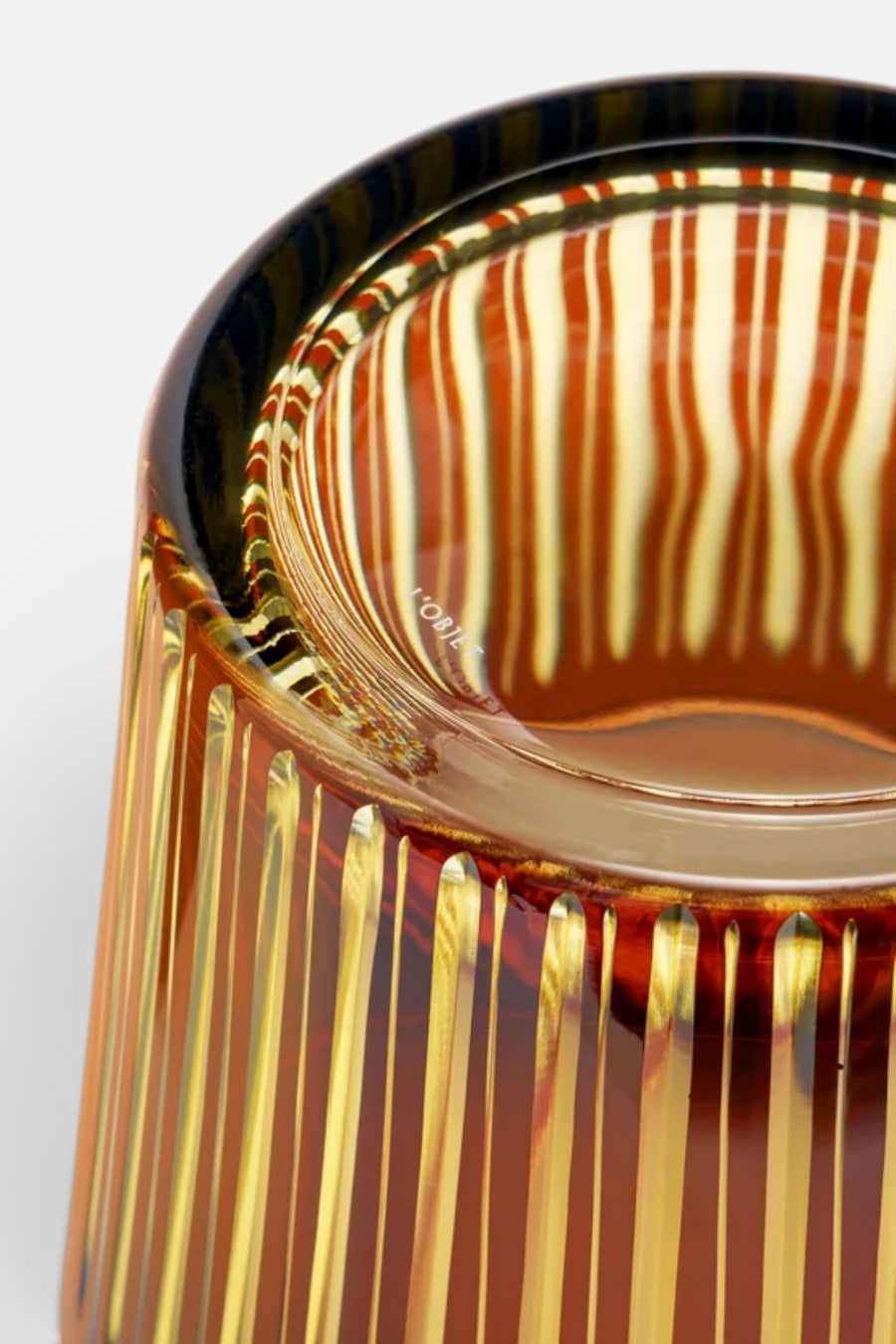 L'Objet Prism Amber Cocktail Set