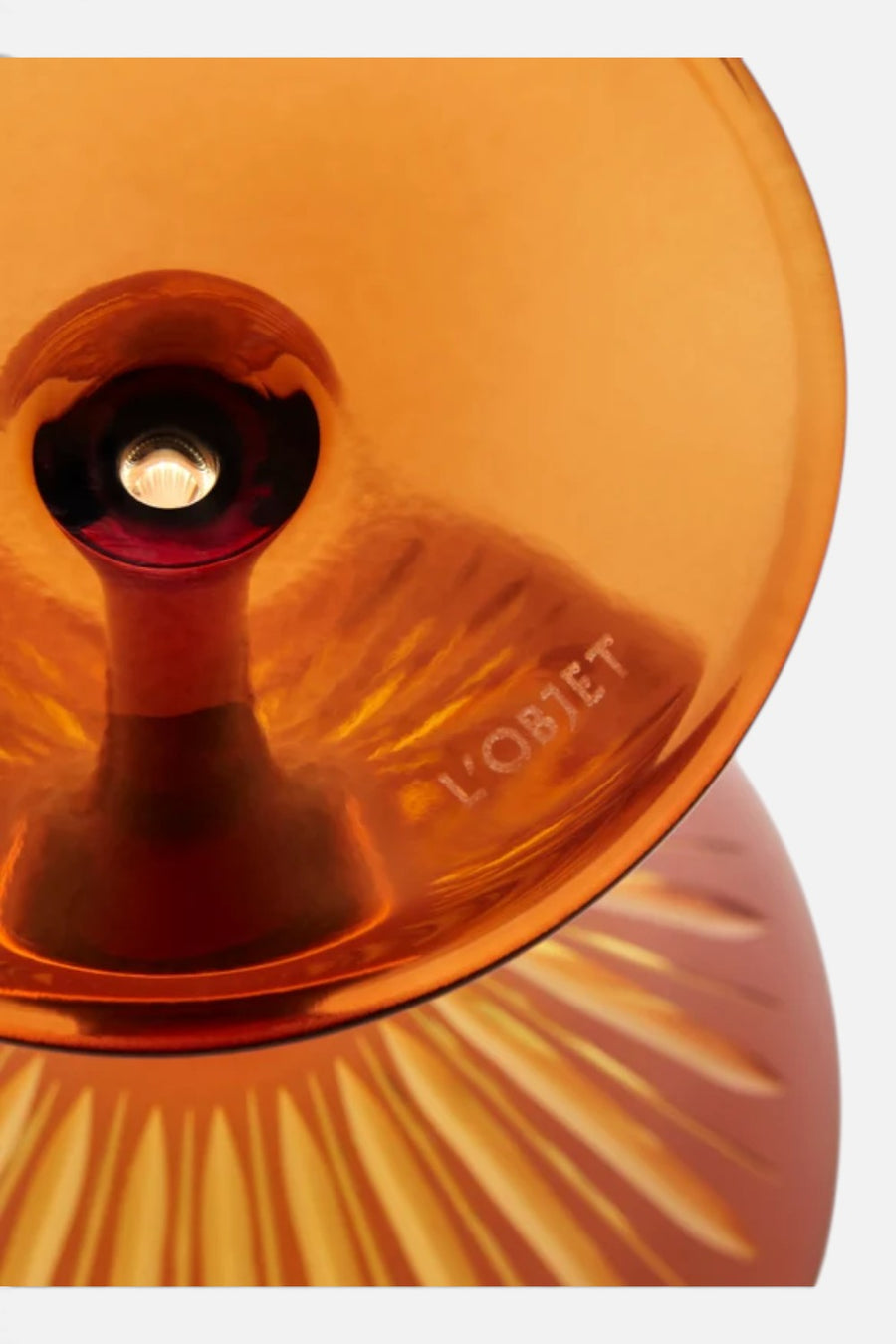 L'Objet Prism Amber Cocktail Set