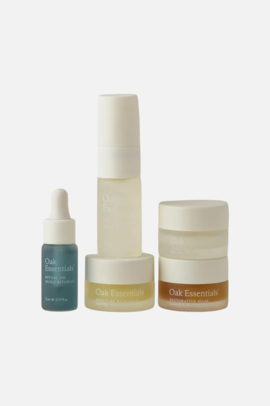 Oak Essentials Mini Routine – front view