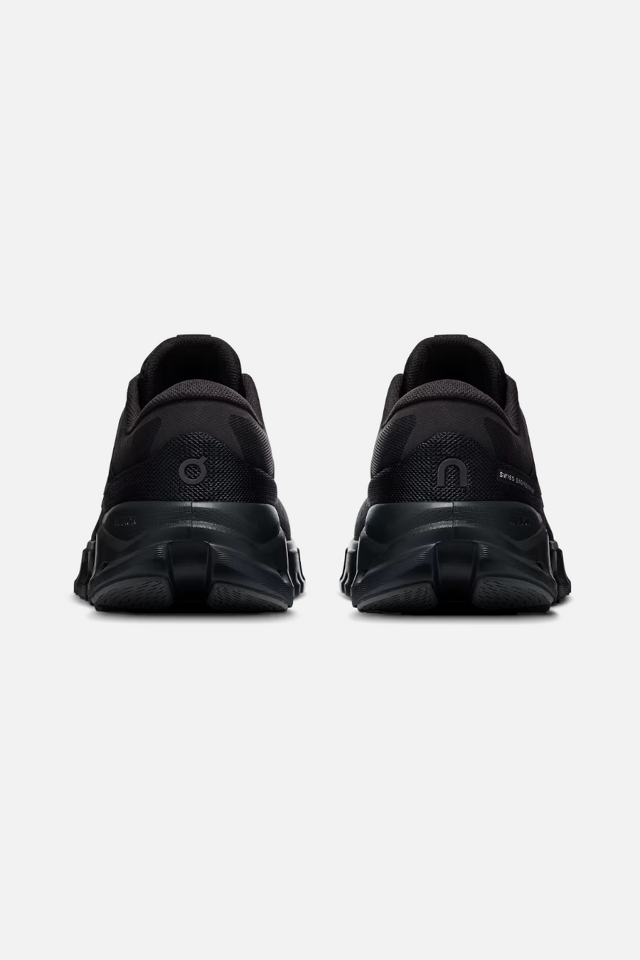 On Running Cloud X 5 women's training sneaker in all black, alternate view.