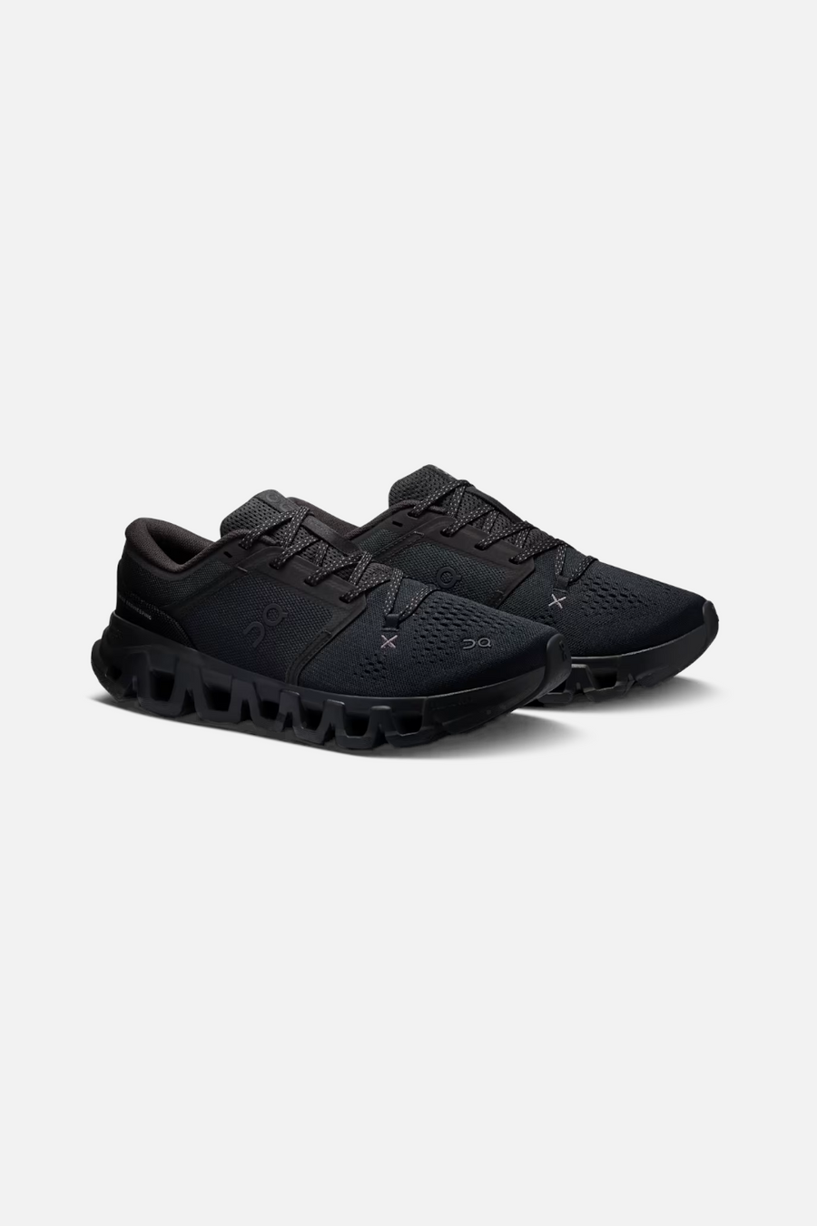 On Running Cloud X 5 women's training sneaker in all black, side profile.