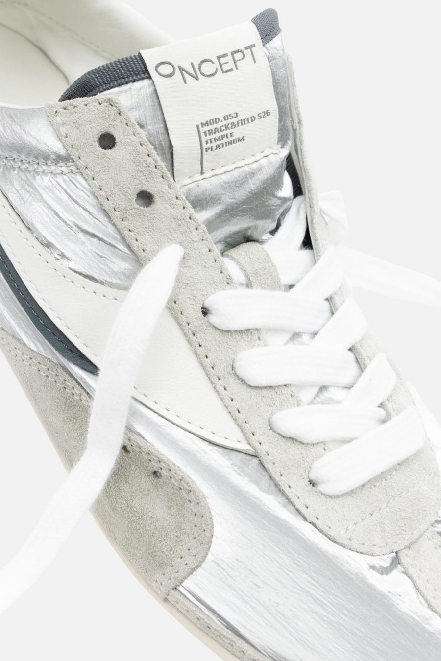 Oncept Temple Sneaker in Platinum