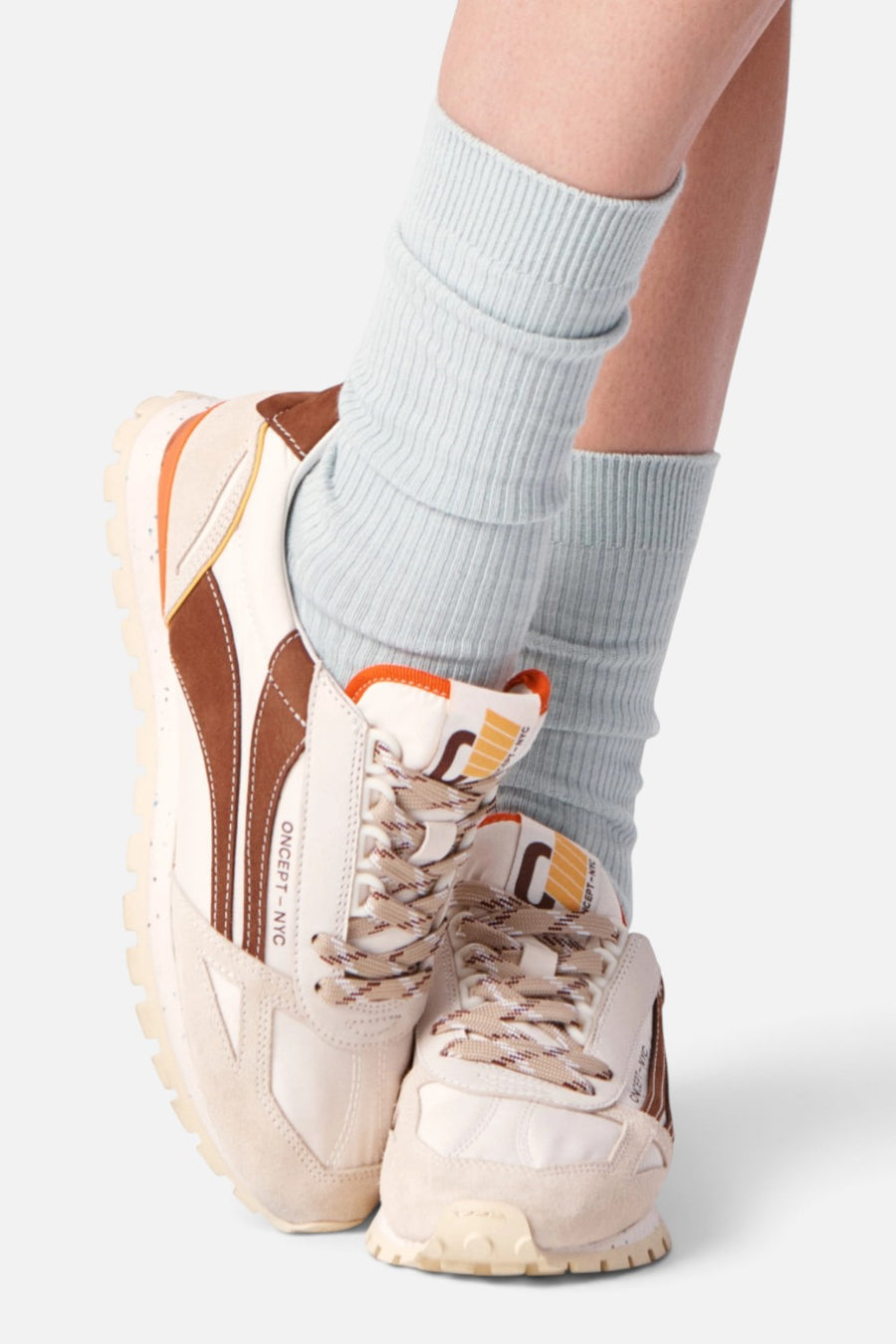 Oncept Women's Toronto Sneaker in Stucco cream, alternate view 6