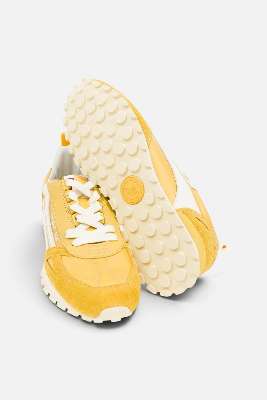 Oncept Women's Toronto Sneaker in Marigold yellow, alternate view 4