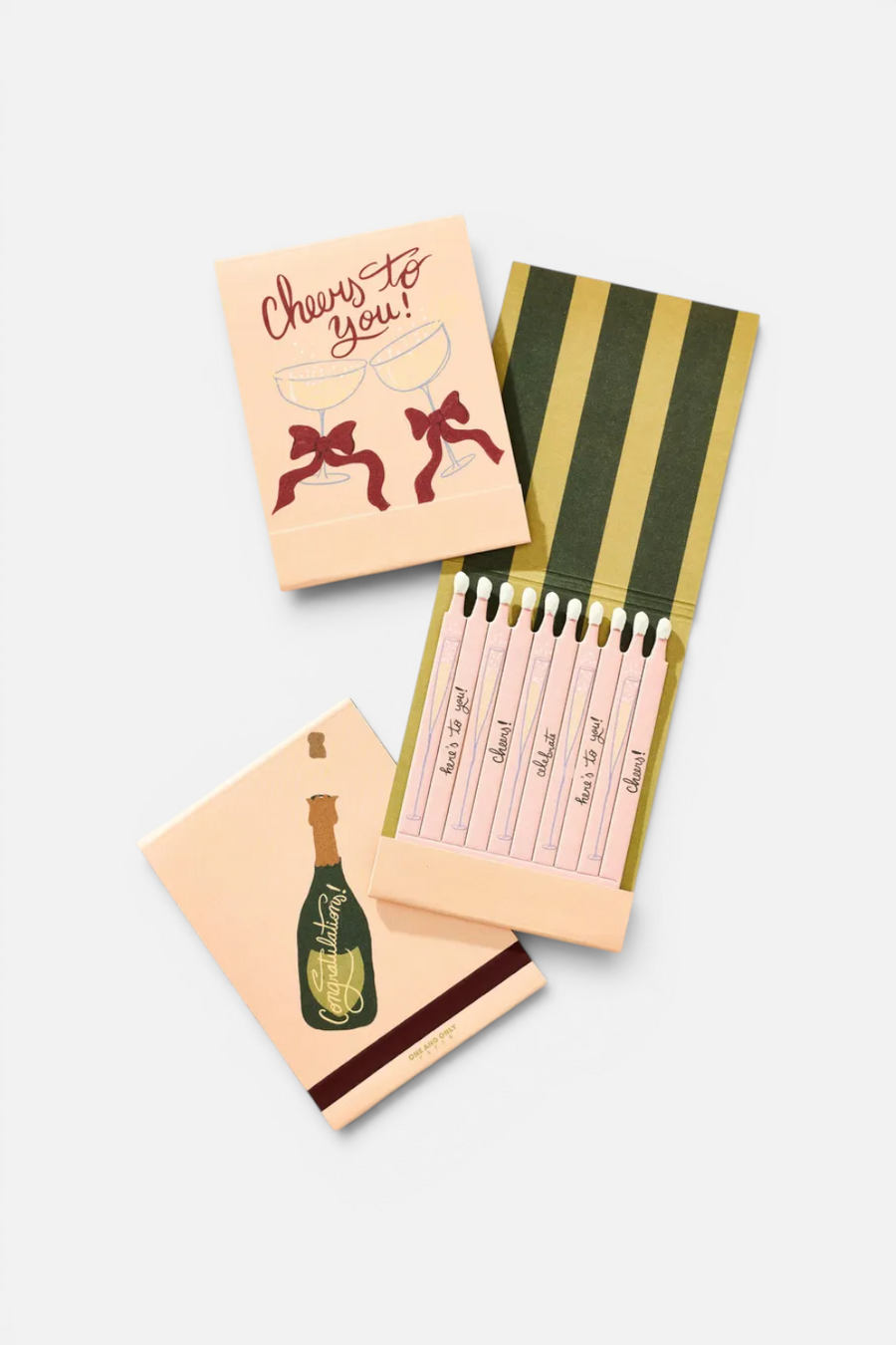 One & Only Paper Cheers To You Card Matchbook