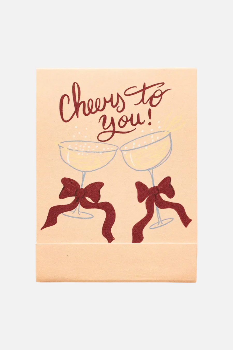 One & Only Paper Cheers To You Card Matchbook