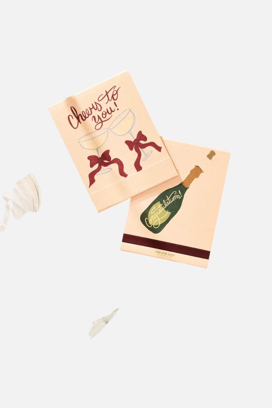 One & Only Paper Cheers To You Card Matchbook