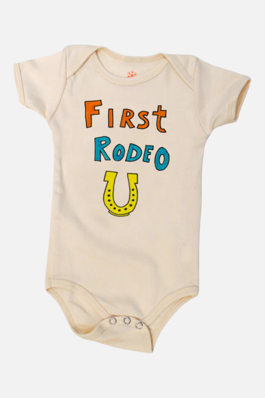 Orange Heat First Rodeo Onesie