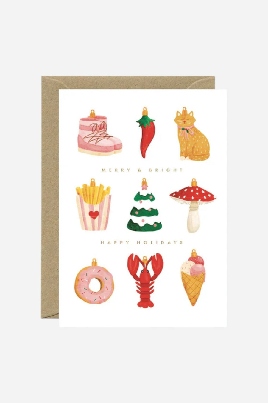 Ornaments Holiday Greeting Card