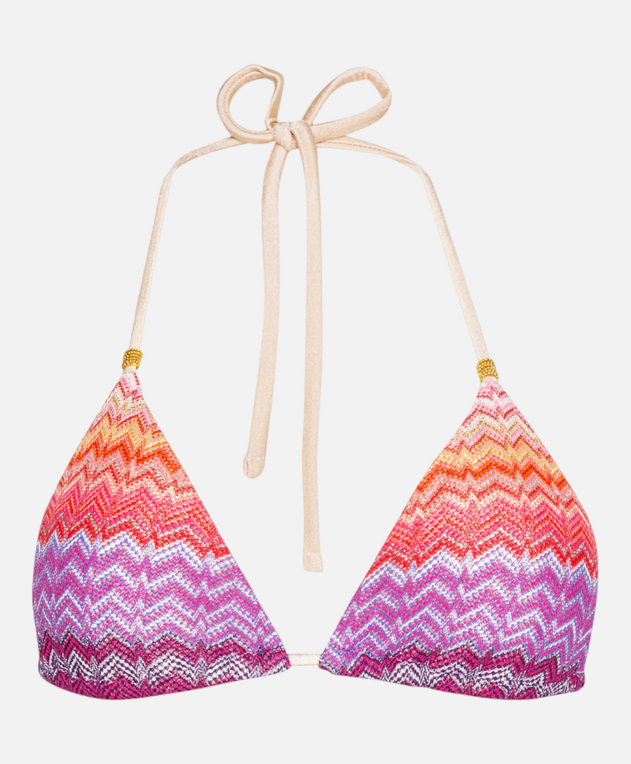 PQ Swim Triangle Swimsuit Top in Sunkissed
