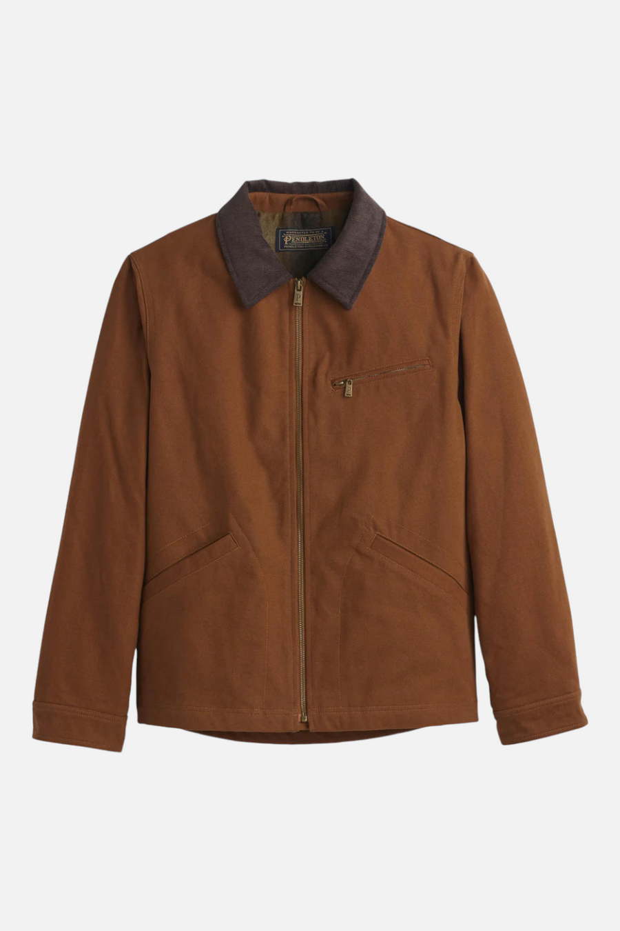 Pendleton Tahoma Canvas Trucker Jacket in Whiskey