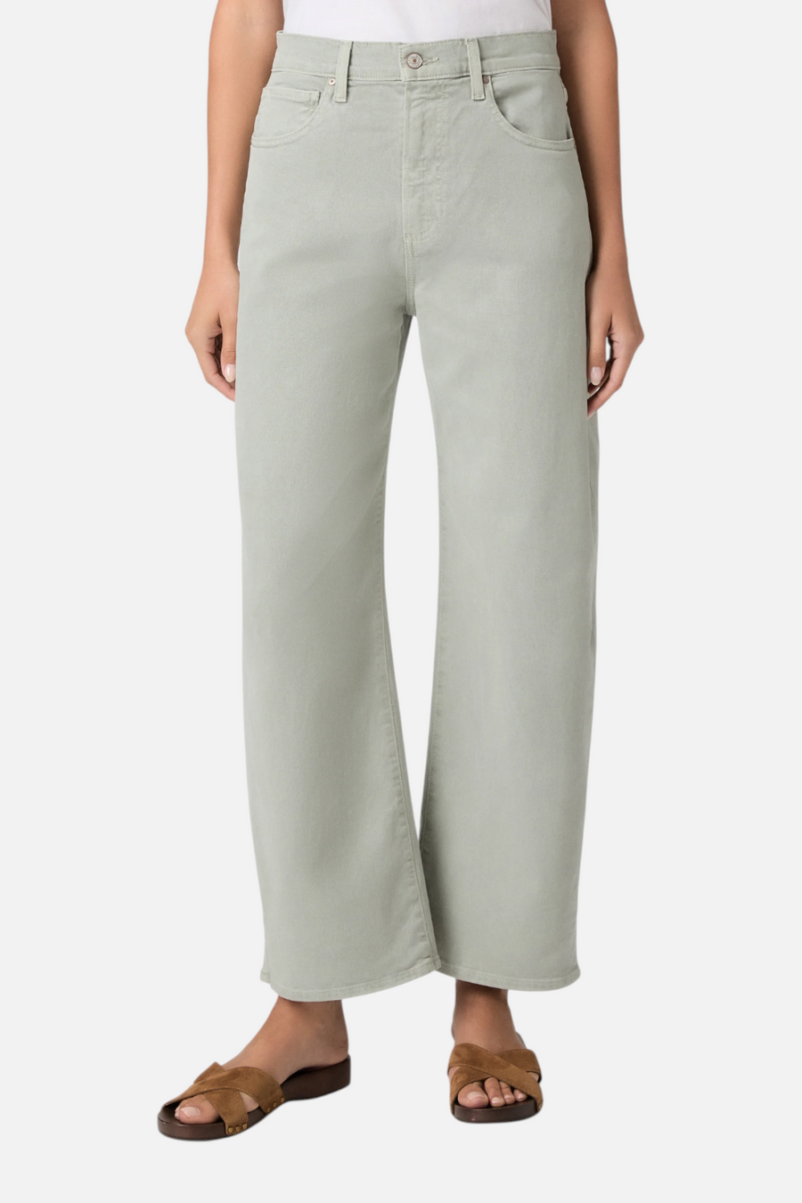 Paige Arellia Ankle Jean in Vintage Seaglass