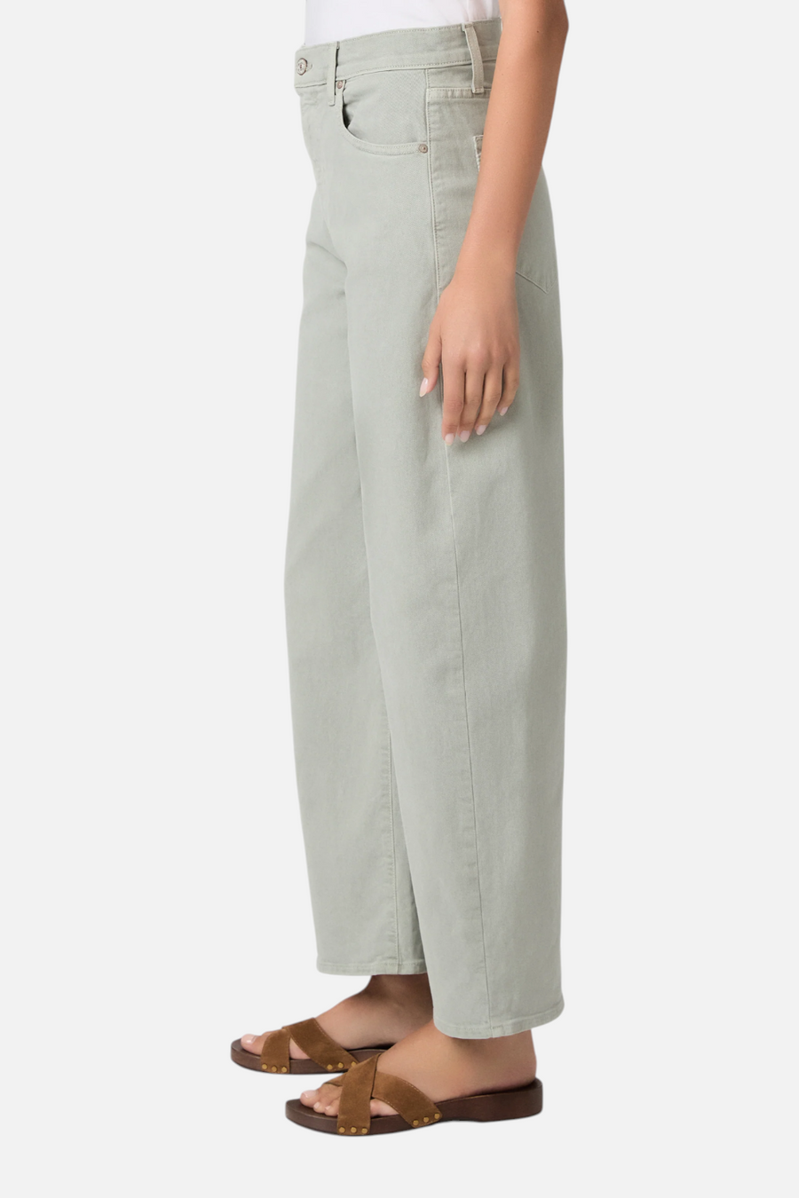 Paige Arellia Ankle Jean in Vintage Seaglass